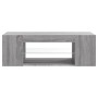 TV-Möbel mit grauen Sonoma-LED-Leuchten 90x39x30 cm von vidaXL, TV-Möbel - Ref: Foro24-822666, Preis: 55,94 €, Rabatt: %