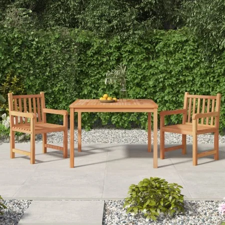 Garden dining set 3 pieces solid teak wood by vidaXL, Garden sets - Ref: Foro24-3157146, Price: 556,12 €, Discount: %