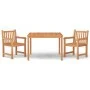 Juego de comedor para jardín 3 pzas madera maciza de teca de vidaXL, Conjuntos de jardín - Ref: Foro24-3157146, Precio: 538,2...