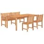 4-teilige Garten-Essgarnitur aus massivem Teakholz von vidaXL, Gartensets - Ref: Foro24-3157160, Preis: 895,48 €, Rabatt: %