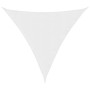 Toldo de vela triangular tela Oxford blanco 4x4x4 m