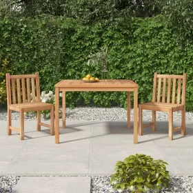 Garden dining set 3 pieces solid teak wood by vidaXL, Garden sets - Ref: Foro24-3157144, Price: 468,60 €, Discount: %