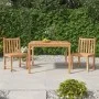 Juego de comedor para jardín 3 pzas madera maciza de teca de vidaXL, Conjuntos de jardín - Ref: Foro24-3157144, Precio: 469,1...