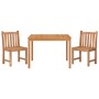 Garten-Essgruppe 3-teilig aus massivem Teakholz von vidaXL, Gartensets - Ref: Foro24-3157144, Preis: 468,85 €, Rabatt: %