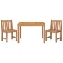 Juego de comedor para jardín 3 pzas madera maciza de teca de vidaXL, Conjuntos de jardín - Ref: Foro24-3157144, Precio: 469,1...