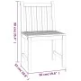 Juego de comedor para jardín 3 pzas madera maciza de teca de vidaXL, Conjuntos de jardín - Ref: Foro24-3157144, Precio: 469,1...