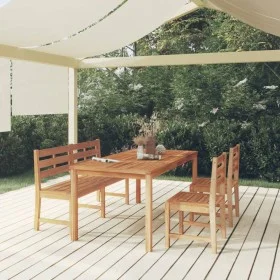 Garten-Essgruppe 4-teilig aus massivem Teakholz von vidaXL, Gartensets - Ref: Foro24-3157200, Preis: 622,92 €, Rabatt: %