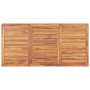 Juego de comedor para jardín 4 piezas madera maciza de teca