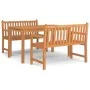 Garten-Essgruppe 3-teilig aus massivem Teakholz von vidaXL, Gartensets - Ref: Foro24-3157150, Preis: 567,64 €, Rabatt: %