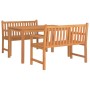 Juego de comedor para jardín 3 pzas madera maciza de teca de vidaXL, Conjuntos de jardín - Ref: Foro24-3157150, Precio: 610,55 €