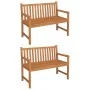 Garten-Essgruppe 3-teilig aus massivem Teakholz von vidaXL, Gartensets - Ref: Foro24-3157150, Preis: 567,64 €, Rabatt: %