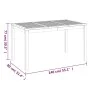 Garten-Essgruppe 3-teilig aus massivem Teakholz von vidaXL, Gartensets - Ref: Foro24-3157150, Preis: 567,64 €, Rabatt: %