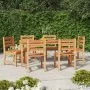 Juego de comedor de jardín 7 piezas madera maciza de teca de vidaXL, Conjuntos de jardín - Ref: Foro24-3157188, Precio: 727,9...