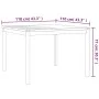 Juego de comedor para jardín 5 piezas madera maciza de teca de vidaXL, Conjuntos de jardín - Ref: Foro24-3157145, Precio: 658...