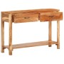 Aparador de madera maciza de acacia 110x30x75 cm