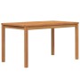 Garden dining set 7 pieces solid teak wood by vidaXL, Garden sets - Ref: Foro24-3157184, Price: 708,90 €, Discount: %