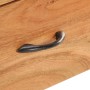 Aparador de madera maciza de acacia 110x30x75 cm