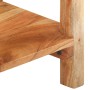 Aparador de madera maciza de acacia 110x30x75 cm