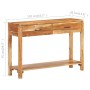 Aparador de madera maciza de acacia 110x30x75 cm
