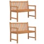 Juego de comedor para jardín 5 piezas madera maciza de teca de vidaXL, Conjuntos de jardín - Ref: Foro24-3157164, Precio: 935...