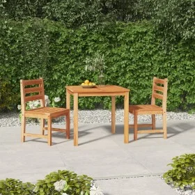 Garden dining set 3 pieces solid teak wood by vidaXL, Garden sets - Ref: Foro24-3157177, Price: 356,32 €, Discount: %