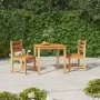 Juego de comedor para jardín 3 pzas madera maciza de teca de vidaXL, Conjuntos de jardín - Ref: Foro24-3157177, Precio: 356,6...