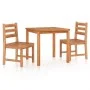 Juego de comedor para jardín 3 pzas madera maciza de teca de vidaXL, Conjuntos de jardín - Ref: Foro24-3157177, Precio: 356,6...
