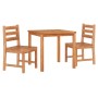 Garden dining set 3 pieces solid teak wood by vidaXL, Garden sets - Ref: Foro24-3157177, Price: 362,27 €, Discount: %