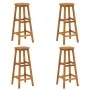 High garden table and stools 5 pcs solid acacia wood by vidaXL, Garden sets - Ref: Foro24-3154394, Price: 345,48 €, Discount: %