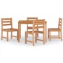 5-teiliges Garten-Essset aus massivem Teakholz von vidaXL, Gartensets - Ref: Foro24-3157180, Preis: 563,32 €, Rabatt: %