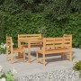 Juego de comedor para jardín 5 piezas madera maciza de teca de vidaXL, Conjuntos de jardín - Ref: Foro24-3157198, Precio: 773...
