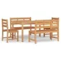 5-piece garden dining set solid teak wood by vidaXL, Garden sets - Ref: Foro24-3157198, Price: 760,68 €, Discount: %