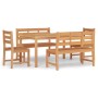 5-teiliges Garten-Essset aus massivem Teakholz von vidaXL, Gartensets - Ref: Foro24-3157198, Preis: 773,66 €, Rabatt: %