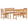 5-piece garden dining set solid teak wood by vidaXL, Garden sets - Ref: Foro24-3157198, Price: 771,65 €, Discount: %