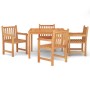 5-teiliges Garten-Essset aus massivem Teakholz von vidaXL, Gartensets - Ref: Foro24-3157147, Preis: 834,94 €, Rabatt: %