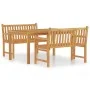 Juego de comedor para jardín 3 pzas madera maciza de teca de vidaXL, Conjuntos de jardín - Ref: Foro24-3157153, Precio: 586,5...