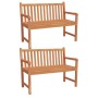 Garten-Essgruppe 3-teilig aus massivem Teakholz von vidaXL, Gartensets - Ref: Foro24-3157153, Preis: 594,81 €, Rabatt: %