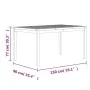 Juego de comedor para jardín 3 pzas madera maciza de teca de vidaXL, Conjuntos de jardín - Ref: Foro24-3157153, Precio: 586,5...