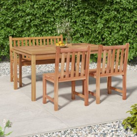 Garden dining set 4 pieces solid teak wood by vidaXL, Garden sets - Ref: Foro24-3157154, Price: 644,70 €, Discount: %