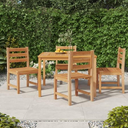 Gartenstühle 4 Stk. massives Teakholz von vidaXL, Gartenstühle - Ref: Foro24-3157174, Preis: 332,91 €, Rabatt: %