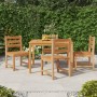 Gartenstühle 4 Stk. massives Teakholz von vidaXL, Gartenstühle - Ref: Foro24-3157174, Preis: 332,91 €, Rabatt: %