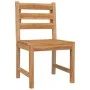 Juego de comedor para jardín 5 piezas madera maciza de teca de vidaXL, Conjuntos de jardín - Ref: Foro24-3157183, Precio: 539...