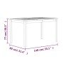 5-teiliges Garten-Esszimmerset aus massivem Teakholz von vidaXL, Gartensets - Ref: Foro24-3157183, Preis: 547,40 €, Rabatt: %
