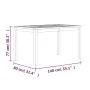 Juego de comedor para jardín 5 piezas madera maciza de teca de vidaXL, Conjuntos de jardín - Ref: Foro24-3157183, Precio: 539...