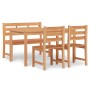 Garden dining set 4 pieces solid teak wood by vidaXL, Garden sets - Ref: Foro24-3157194, Price: 575,51 €, Discount: %
