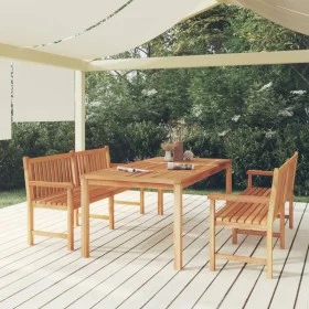 Garden dining set 3 pieces solid teak wood by vidaXL, Garden sets - Ref: Foro24-3157159, Price: 969,94 €, Discount: %