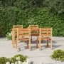 Gartenset 5-teilig Massivholz Teakholz von vidaXL, Gartensets - Ref: Foro24-3157187, Preis: 581,80 €, Rabatt: %