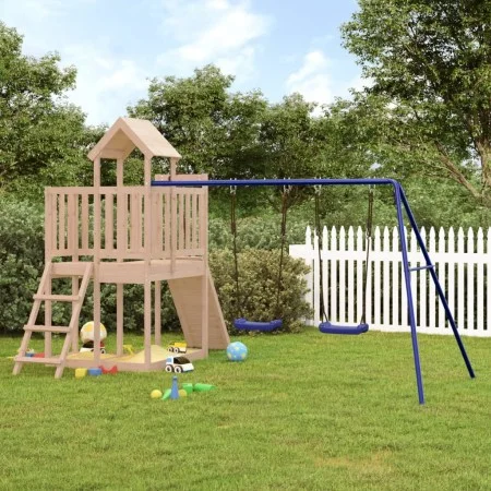 Solid pine wood outdoor playground by vidaXL, Swings and play structures - Ref: Foro24-3155837, Price: 373,30 €, Discount: %