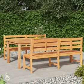 Garden dining set 3 pieces solid teak wood by vidaXL, Garden sets - Ref: Foro24-3157202, Price: 1,00 €, Discount: %