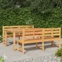 Juego de comedor para jardín 3 pzas madera maciza de teca de vidaXL, Conjuntos de jardín - Ref: Foro24-3157202, Precio: 1,00 ...